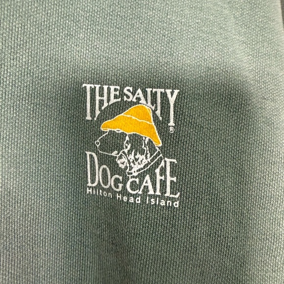 Like new Green The Salty Dog Café Hoodie - Comfort Colors - Size Small - Picture 2 of 4